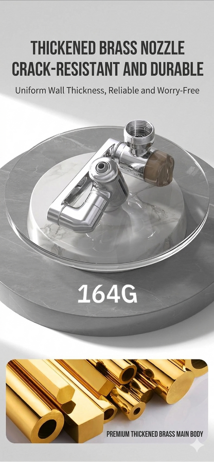 [GOLD] 1080° Rotating Faucet Extender with Upward Facial Mist, 4 Water Modes & Built-In Filter