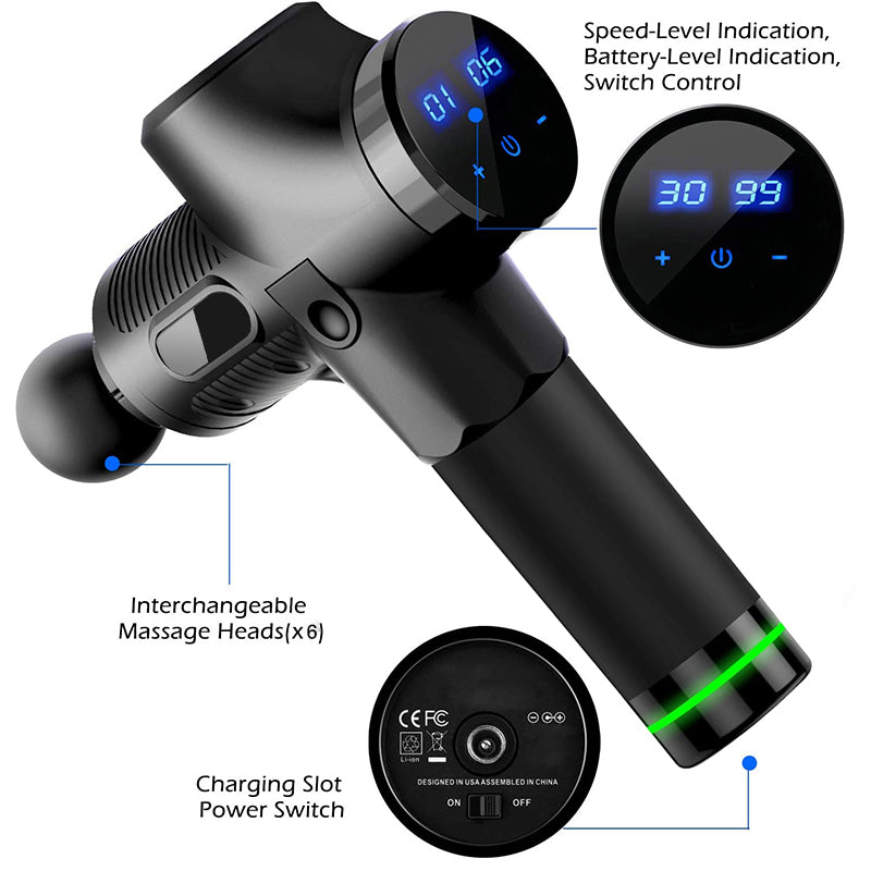 [GOLD] PulsePro 30 – Deep Tissue Massage Gun