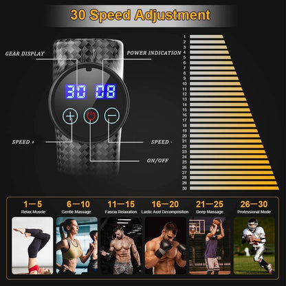 [GOLD] PulsePro 30 – Deep Tissue Massage Gun