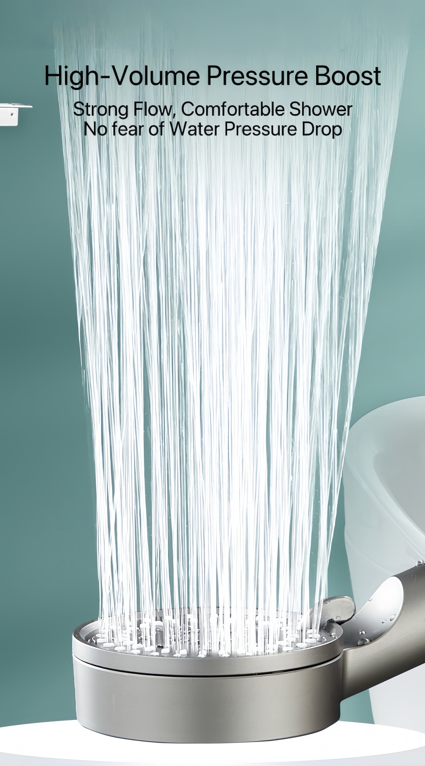 [GOLD] HydroBoost High Pressure 5-Mode Filtered Shower Head