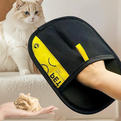 [SILVER] ElectroClean Pet Hair Removal Glove – Reusable & Eco-Friendly Cleaning Tool