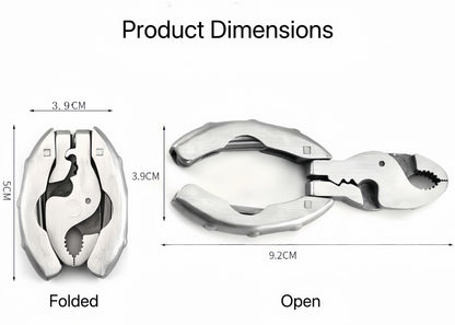 [GOLD] 9-in-1 Keychain Multitool Pliers