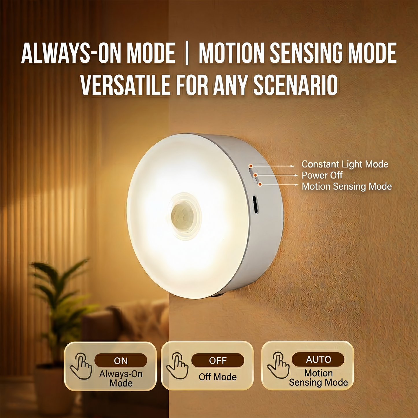 [GOLD] All-Purpose Magnetic Motion Sensor Light