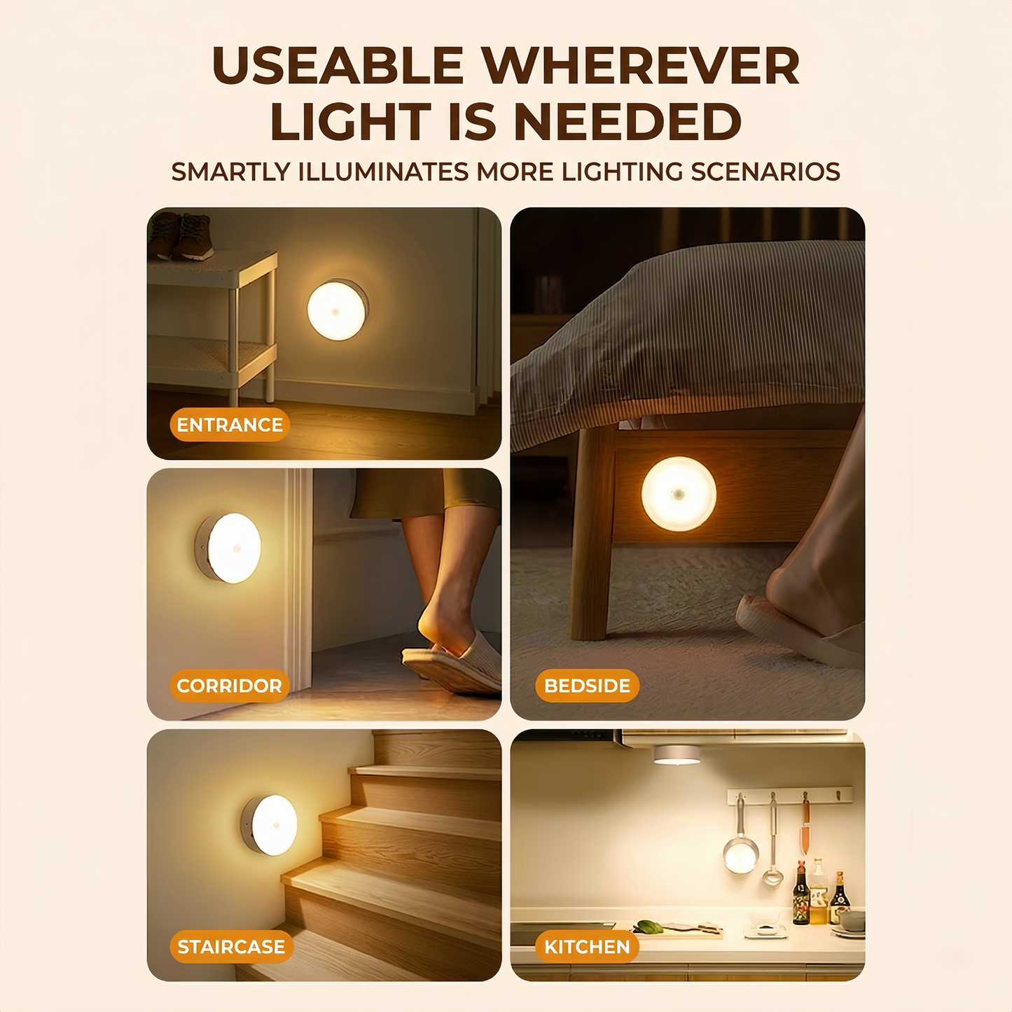 [GOLD] All-Purpose Magnetic Motion Sensor Light