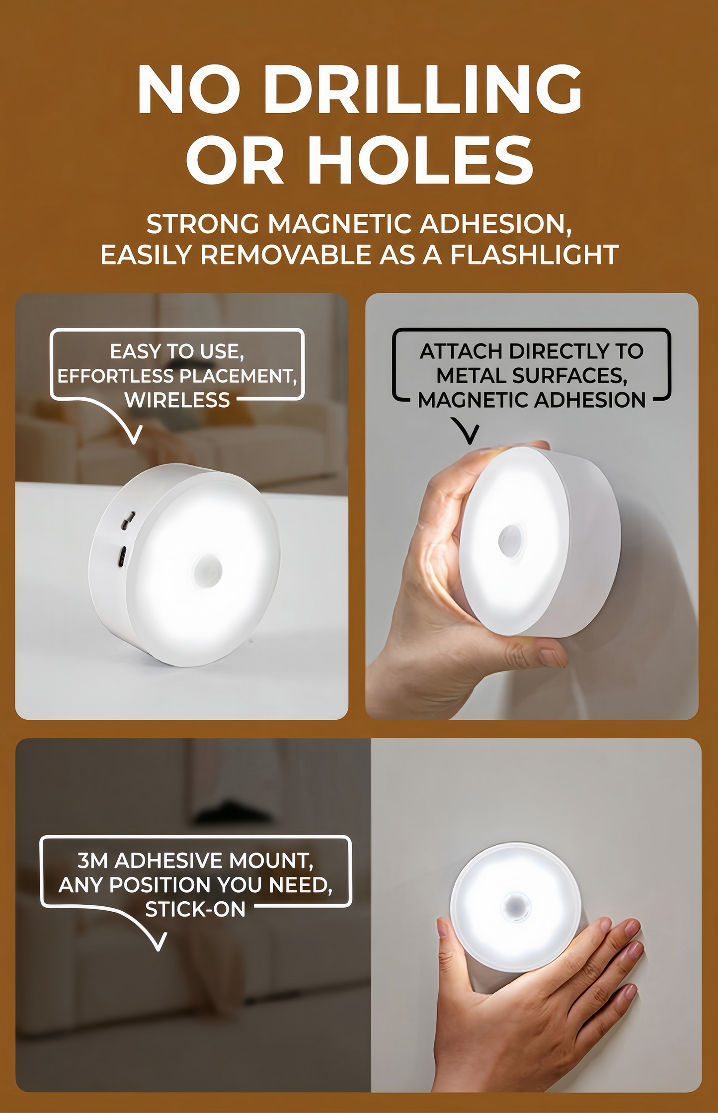 [GOLD] All-Purpose Magnetic Motion Sensor Light