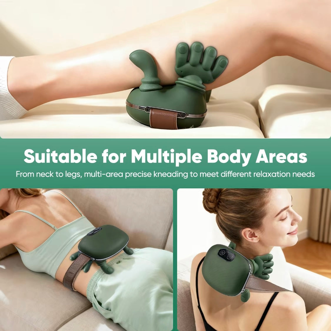 GOLD] CerviFlex 4D Wireless Massager – Shiatsu Deep Tissue Relief
