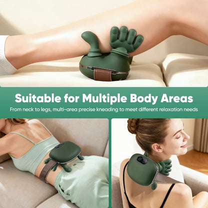 [GOLD] CerviFlex 4D Wireless Massager – Shiatsu Deep Tissue Relief with Heat
