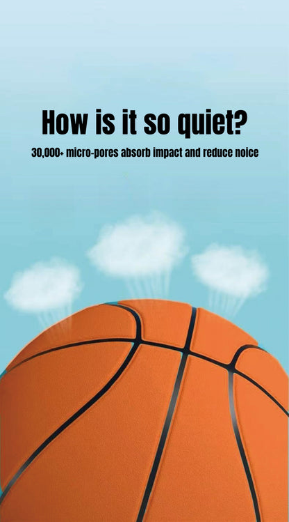 [GOLD] HushBall – Size 7 Quiet Indoor Basketball