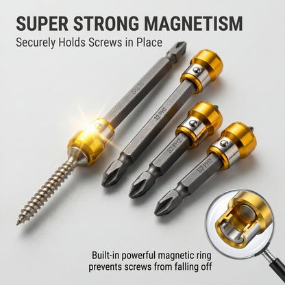 [GOLD] 4-Piece PH2 Magnetic Screw-Holding Bit Set