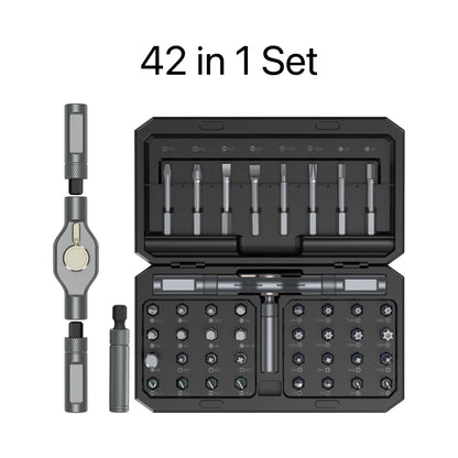 [GOLD] MagSnap Ratchet Precision Screwdriver Set – Modular Magnetic Repair Kit