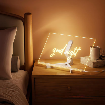 [GOLD] GlowBoard - LED Light-Up Writing & Drawing Board