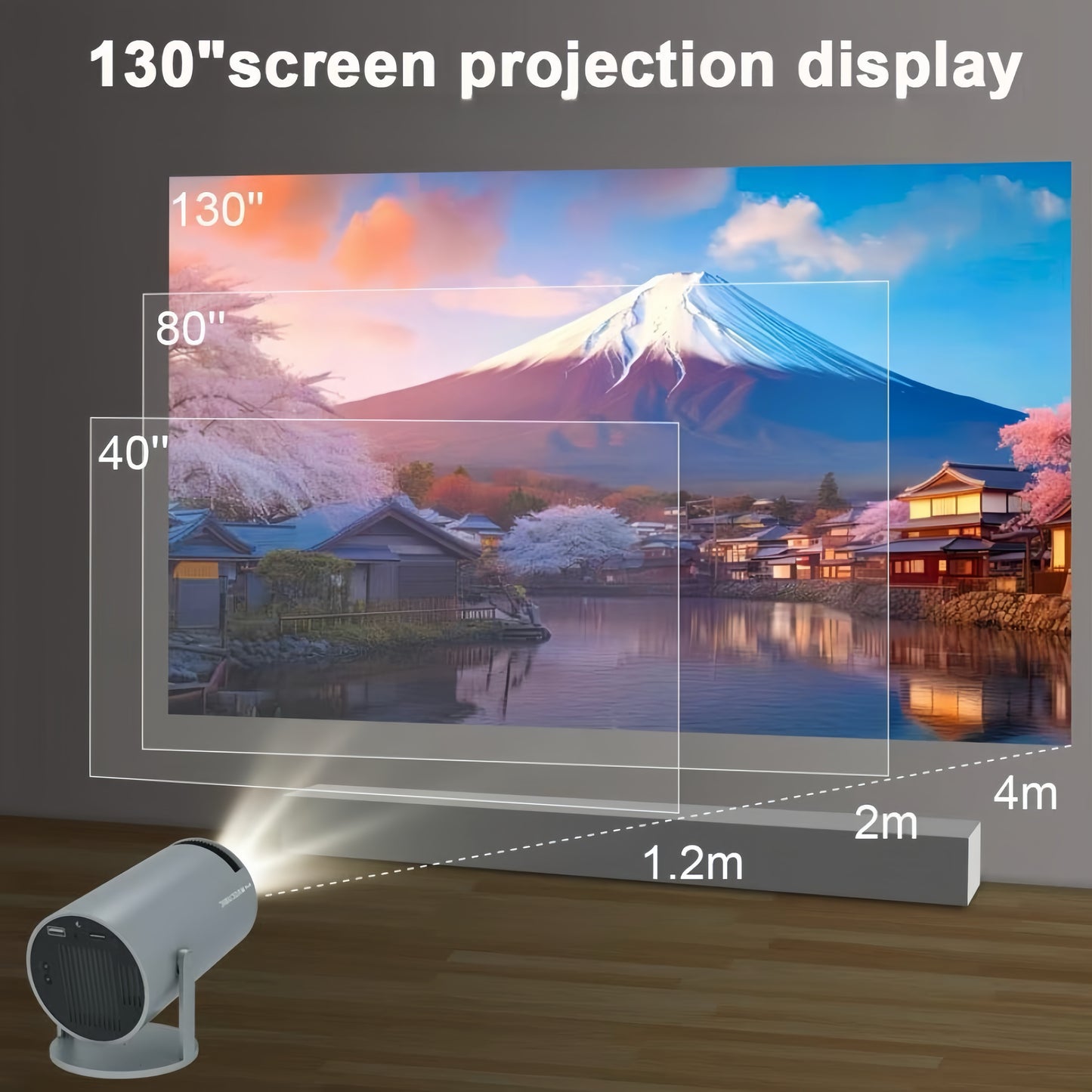 [GOLD] PocketBeam Smart 180° Projector