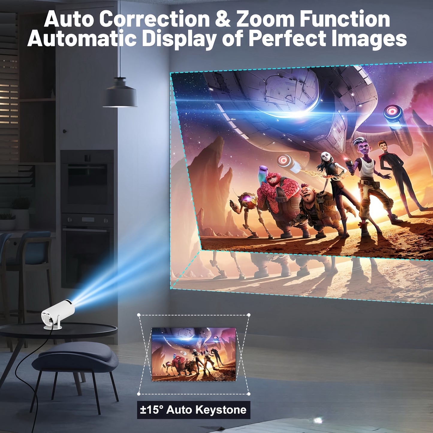 [GOLD] PocketBeam Smart 180° Projector