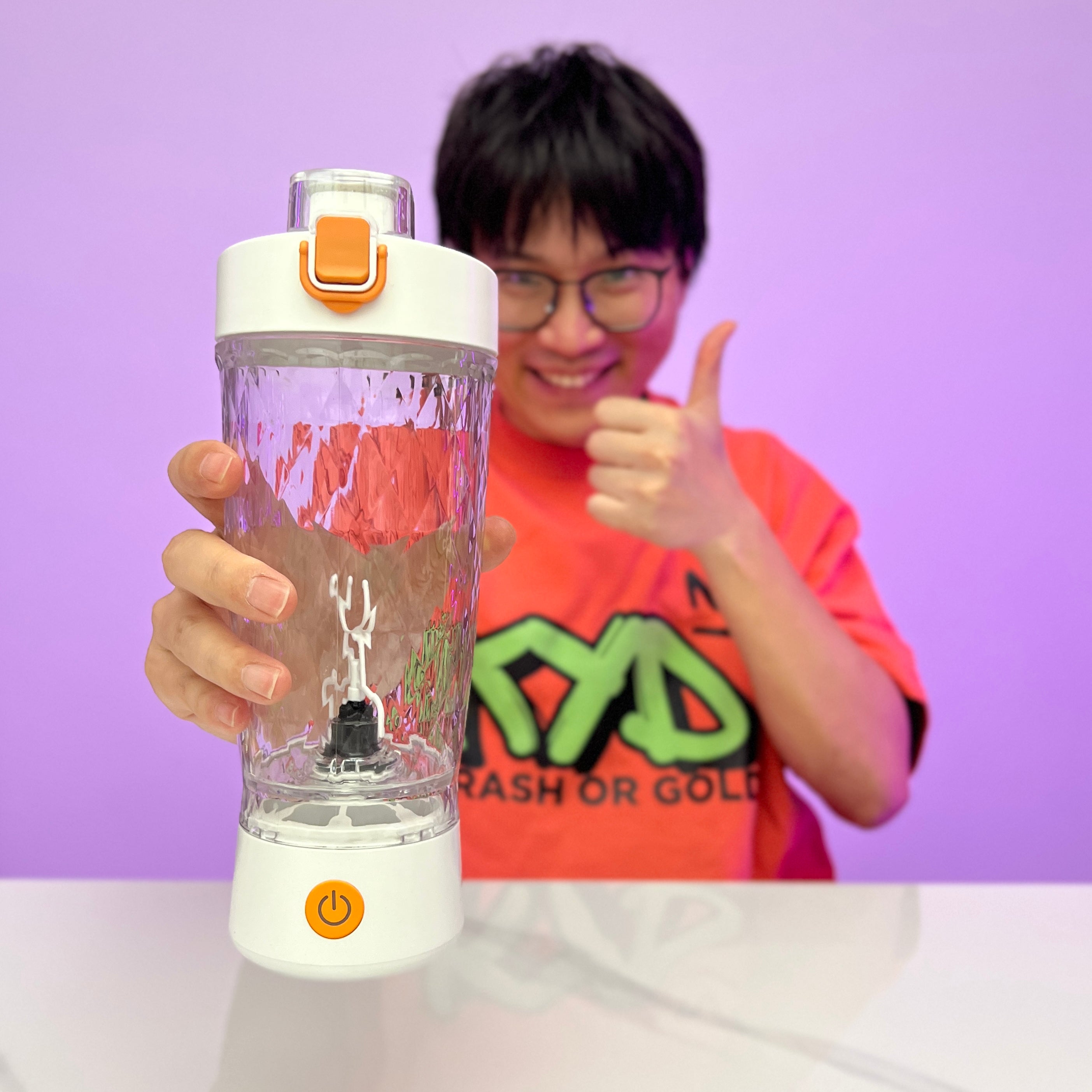 GOLD] ProBlend One-Touch Shaker – Smooth Protein Mix Anywhere
