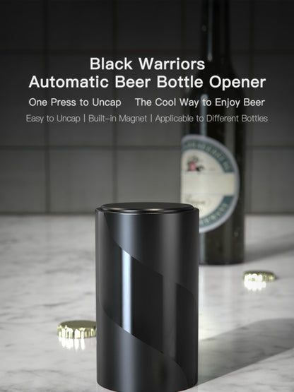 [GOLD] All-in-One Wine & Beer Opener Gift Set – Electric Corkscrew with Aerator & Vacuum Stopper + 2 x Push-Down Beer Opener