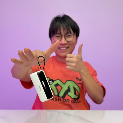 [GOLD] PowerCapsule 5000 — Ultra-Compact All-in-One Emergency Power Bank (Lightning / Type-C)