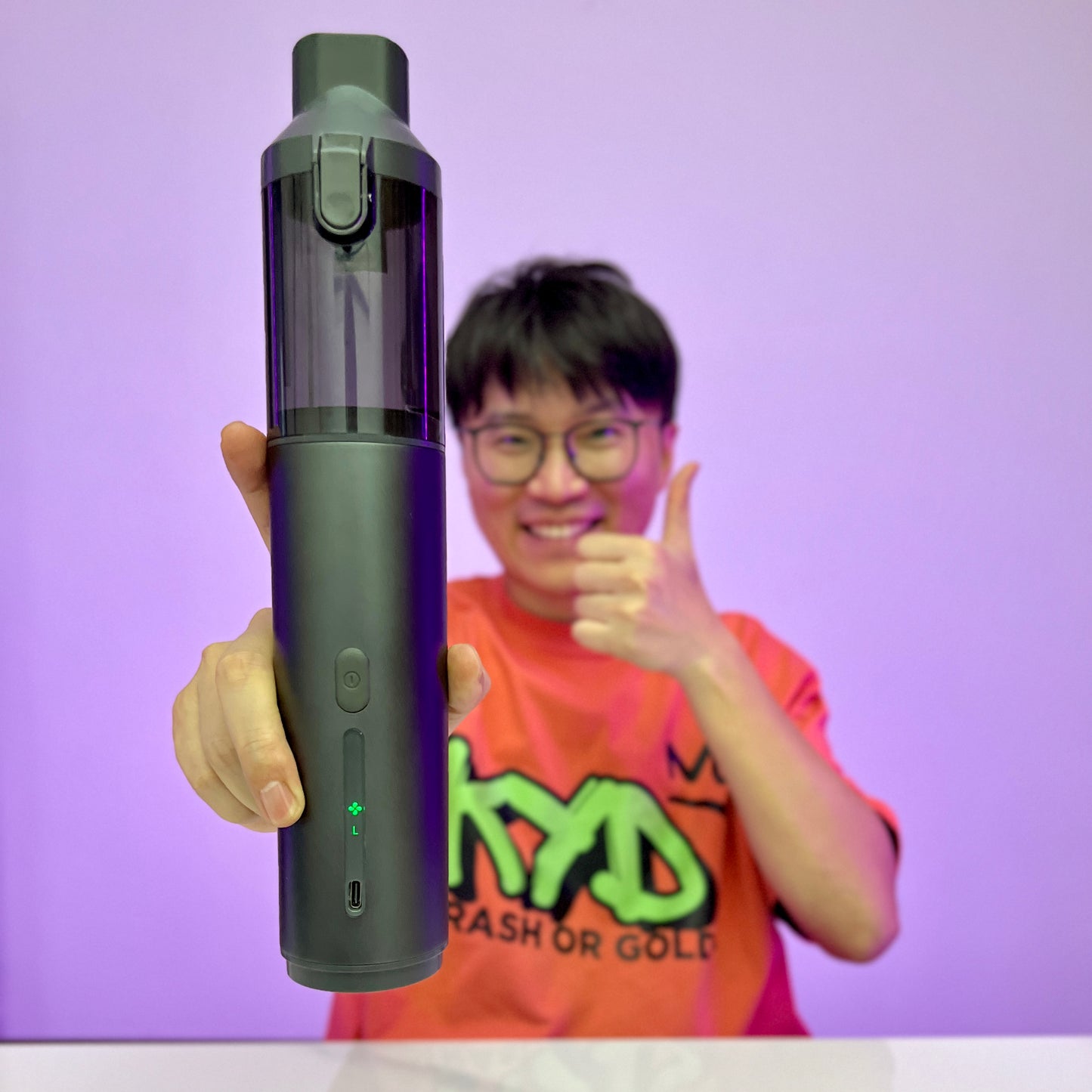 [GOLD] AirTrek Pro – Compact Vacuum & Blower with Enhanced Dual Power