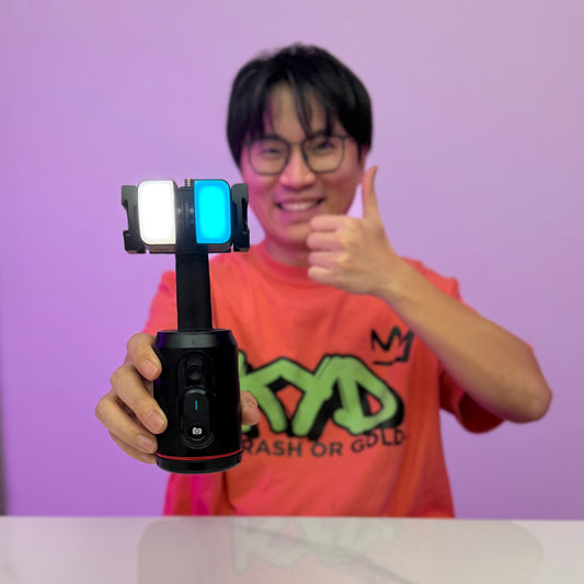 [GOLD] AimoStand – Built-in AI Camera Smart Auto-Tracking Phone Stand