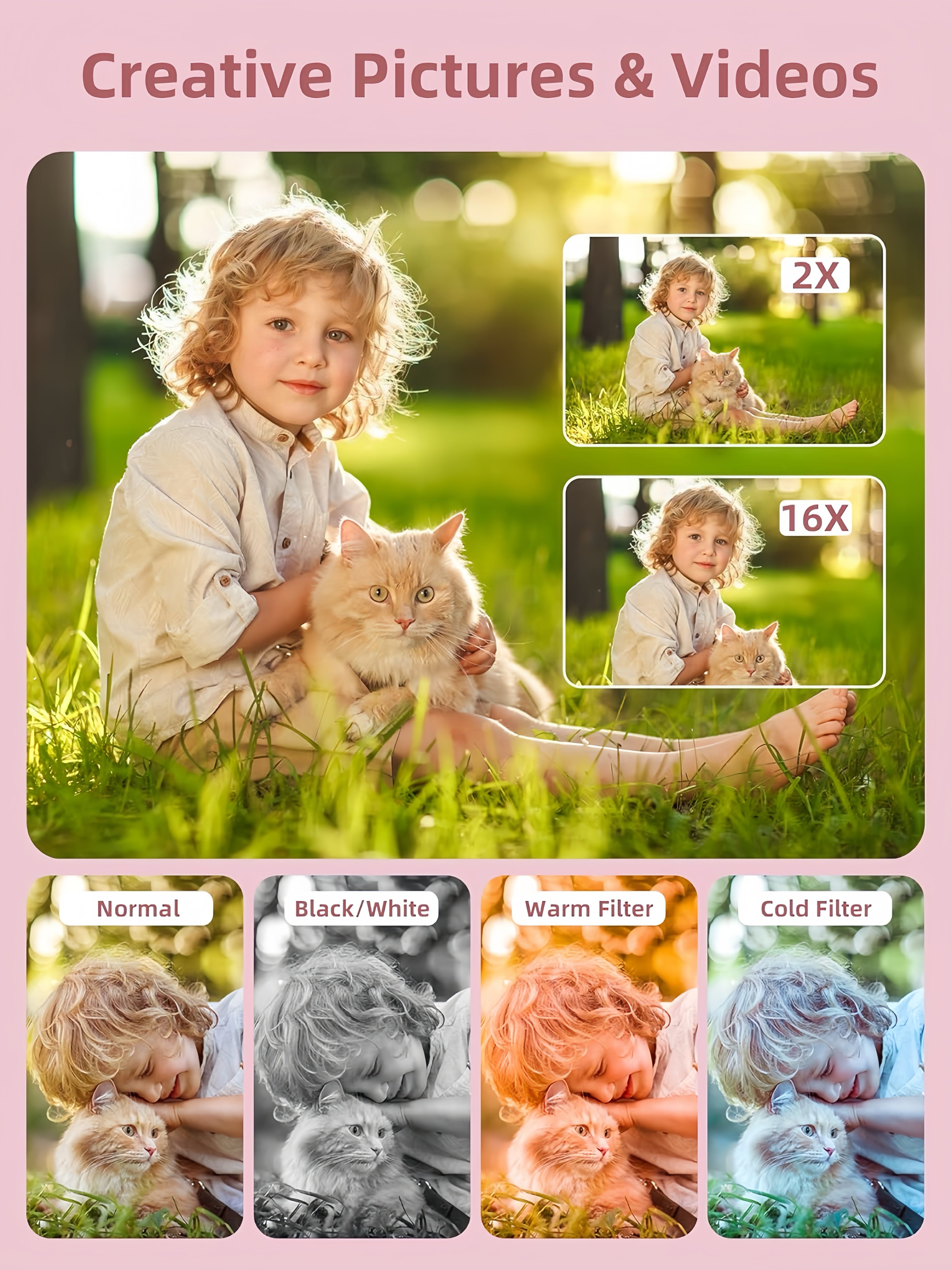 GOLD] RetroSnap 44 Digital Camera for Kids and Adults – KYD's Choice