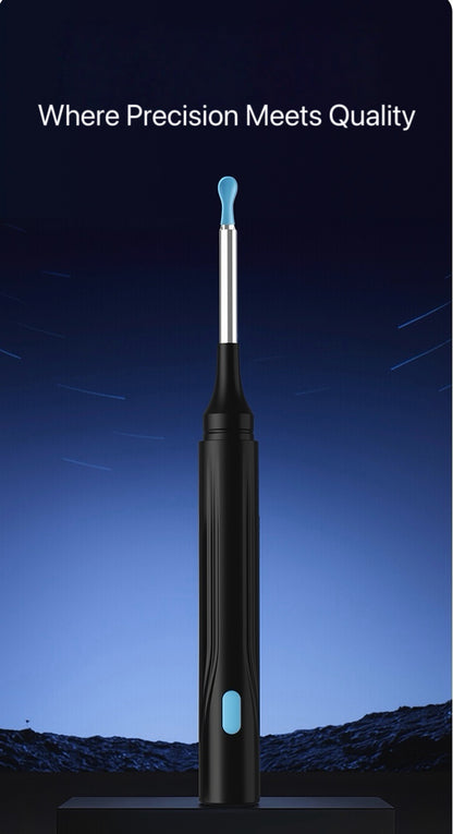 [GOLD] 10MP HD Ear Cleaner Kit with Precision Tweezers & Silicone Scoop