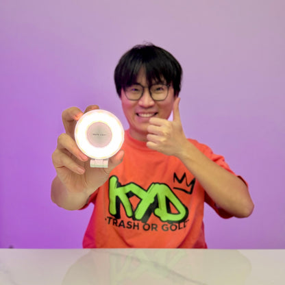 [GOLD] SnapLite Pro – CRI 95+ Magnetic 3-in-1 Selfie Light with Mirror