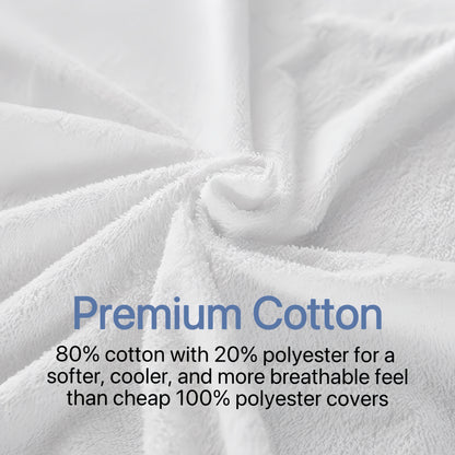 SleepGuard Premium Cotton Waterproof Mattress Protector