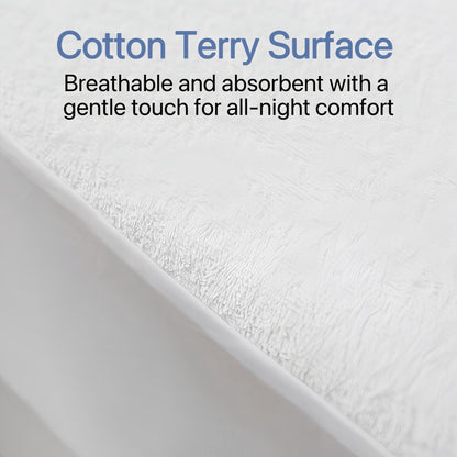 SleepGuard Premium Cotton Waterproof Mattress Protector