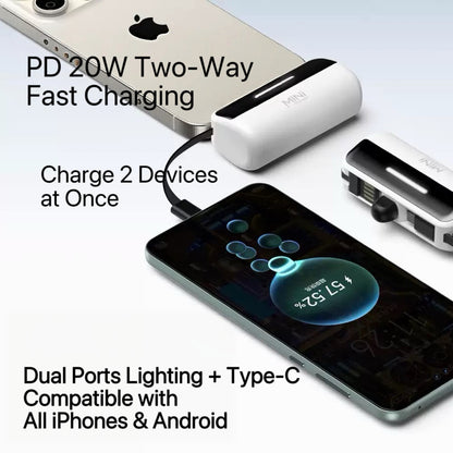 [GOLD] PowerCapsule 5000 — Ultra-Compact All-in-One Emergency Power Bank (Lightning / Type-C)