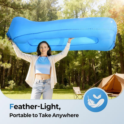 [GOLD] AeroLounge Go – Compact Pump-Free Inflatable Lounger