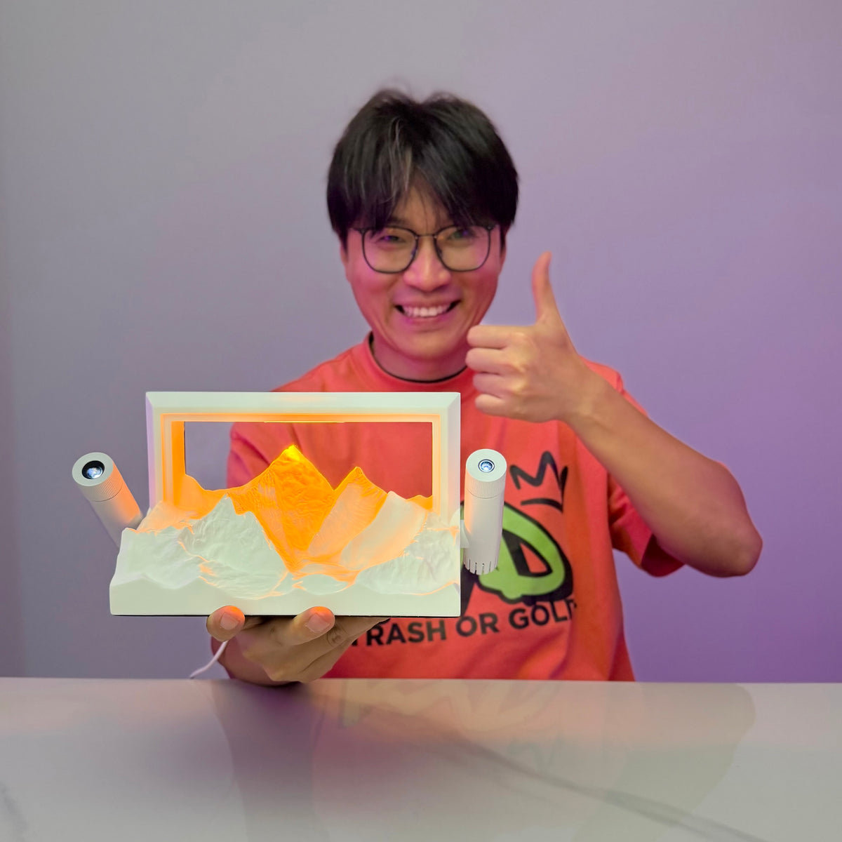 [GOLD #159.Ep444] Golden Mountain 3-in-1 Projection & Aroma Lamp