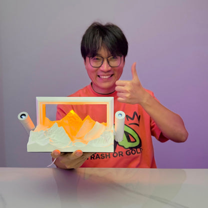 [GOLD #159.Ep444] Golden Mountain 3-in-1 Projection & Aroma Lamp