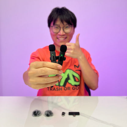 [GOLD] ClipMic Duo – Wireless Noise-Reducing Mic Set