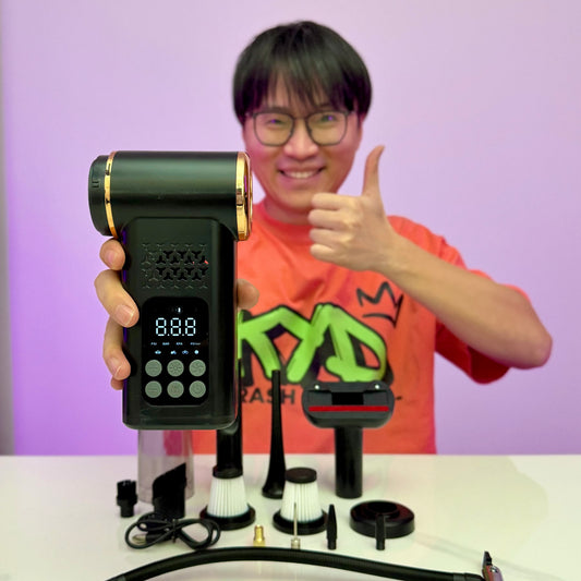 [GOLD] KORVA AirVac Pro 5-in-1 Cordless Car Vacuum + Tire Inflator