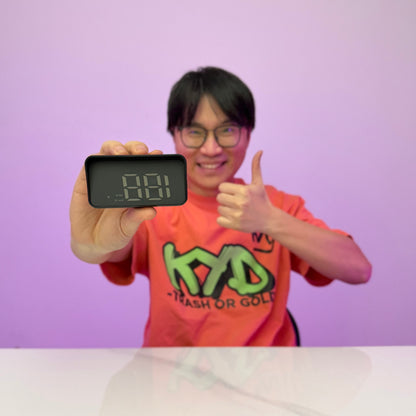 [GOLD] DriveSight GPS HUD Speedometer — Windshield Speed Projection Display