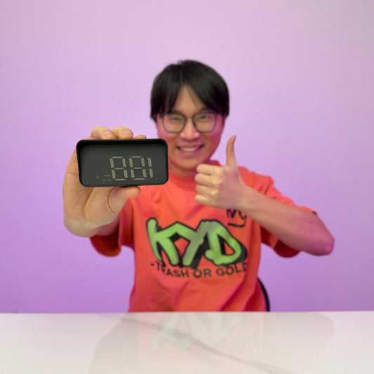 [GOLD] DriveSight GPS HUD Speedometer — Windshield Speed Projection Display