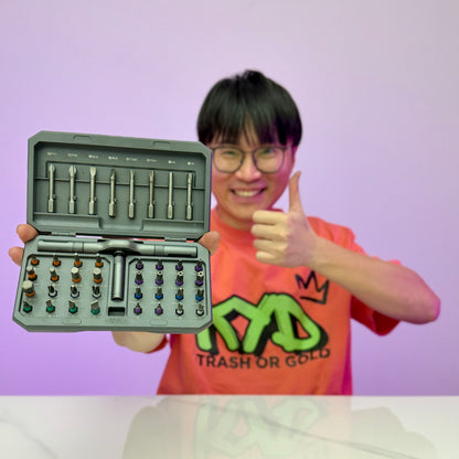 [GOLD] MagSnap Ratchet Precision Screwdriver Set – Modular Magnetic Repair Kit