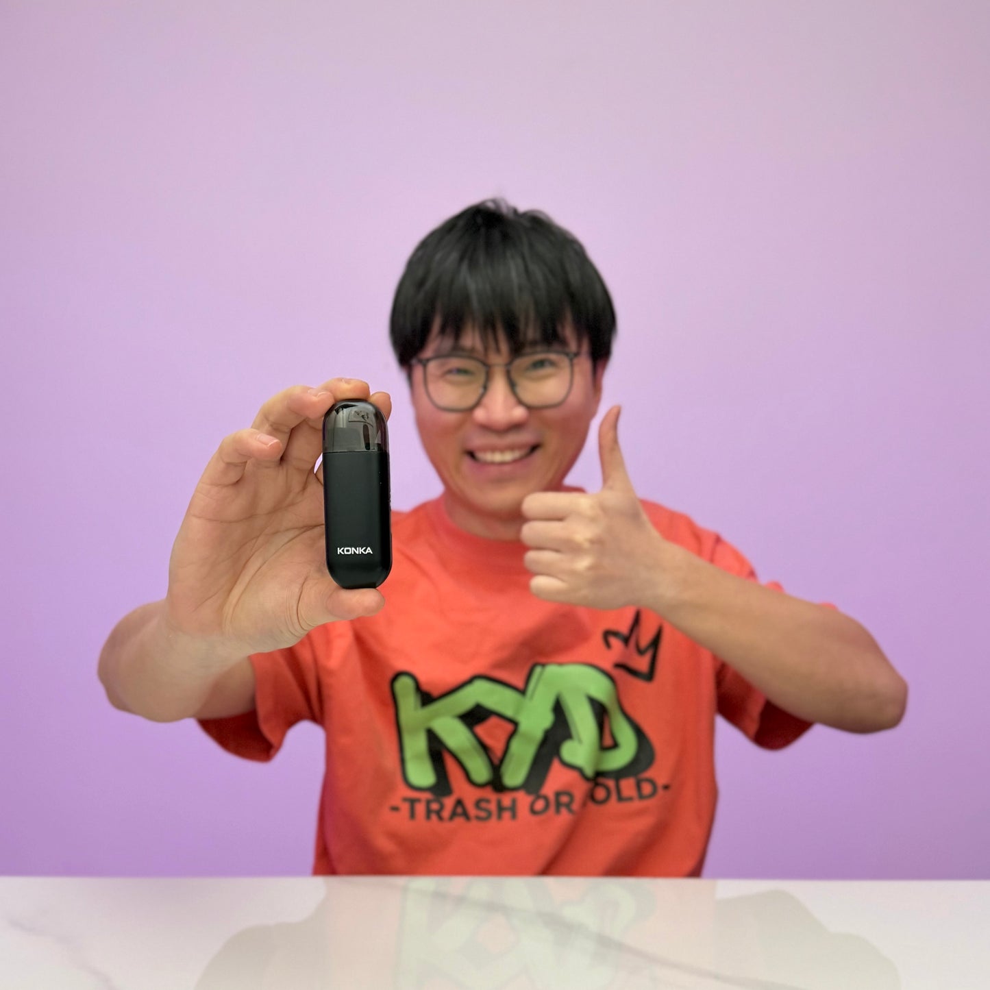 [GOLD] KONKA Pocket Electric Nose Hair Trimmer