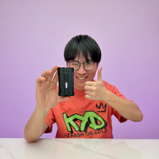 [GOLD] High-Brightness Pocket Dual-Module Outdoor Flashlight