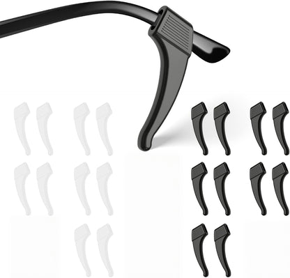 [GOLD] 10-Pack GripLock Comfort Ear Hooks — Anti-Slip Silicone Eyeglass Grips
