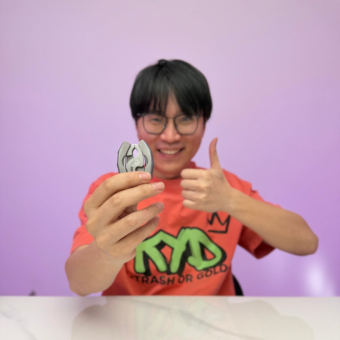 [GOLD] 9-in-1 Keychain Multitool Pliers