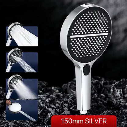[GOLD] VortexRain XL Wide-Coverage 4-Mode Handheld Shower Head