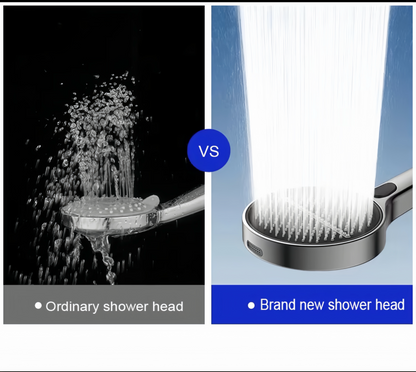 [GOLD] VortexRain XL Wide-Coverage 4-Mode Handheld Shower Head