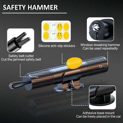 [GOLD] CrashEscape Mini – Emergency Window Breaker & Seatbelt Cutter