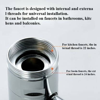 [GOLD] FlexiFlow 1080° Rotating Faucet Extender