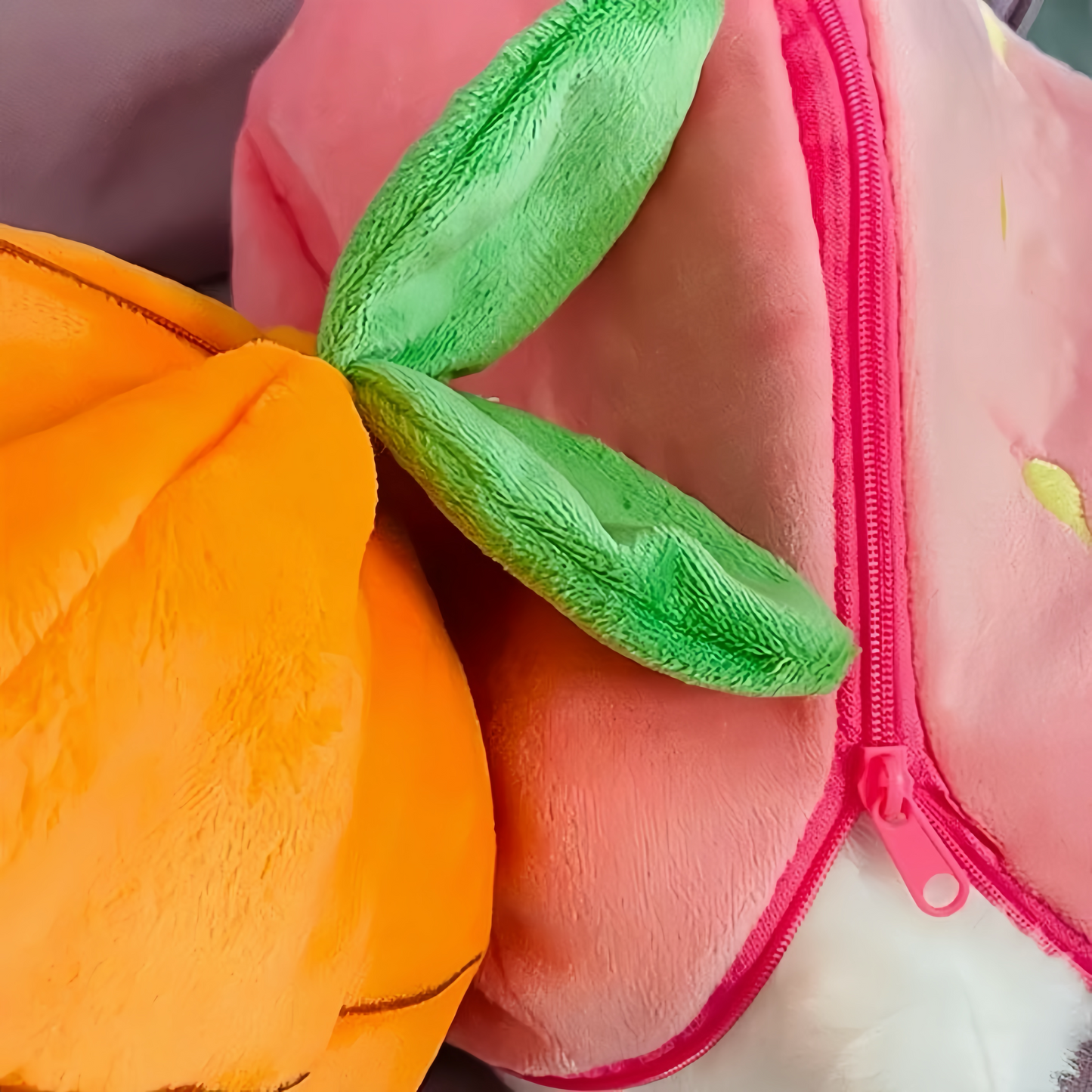[GOLD] Breathing Buddies – 10 inch Plush Bunny Hidden in a Soft Fruit