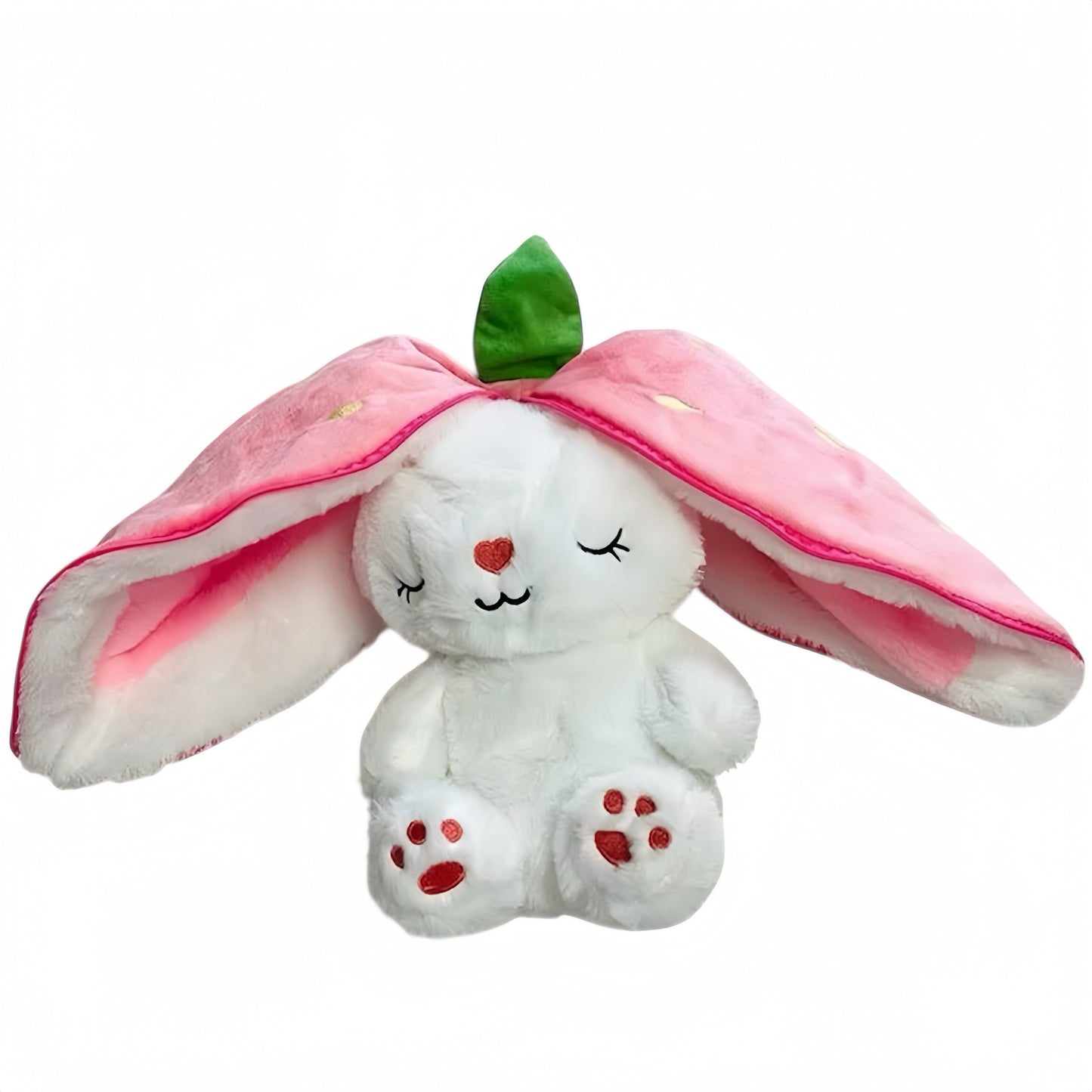 [GOLD] Breathing Buddies – 10 inch Plush Bunny Hidden in a Soft Fruit
