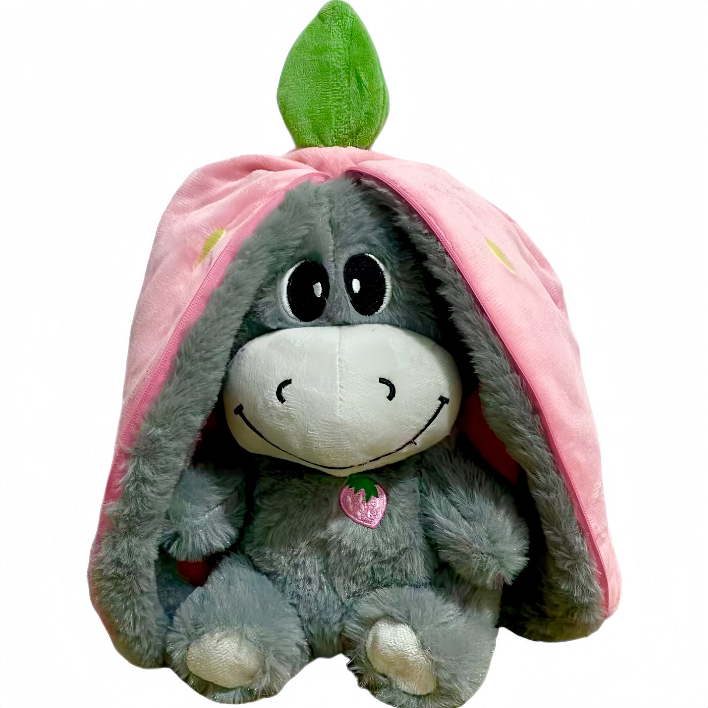 [GOLD] Breathing Buddies – 10 inch Plush Bunny Hidden in a Soft Fruit