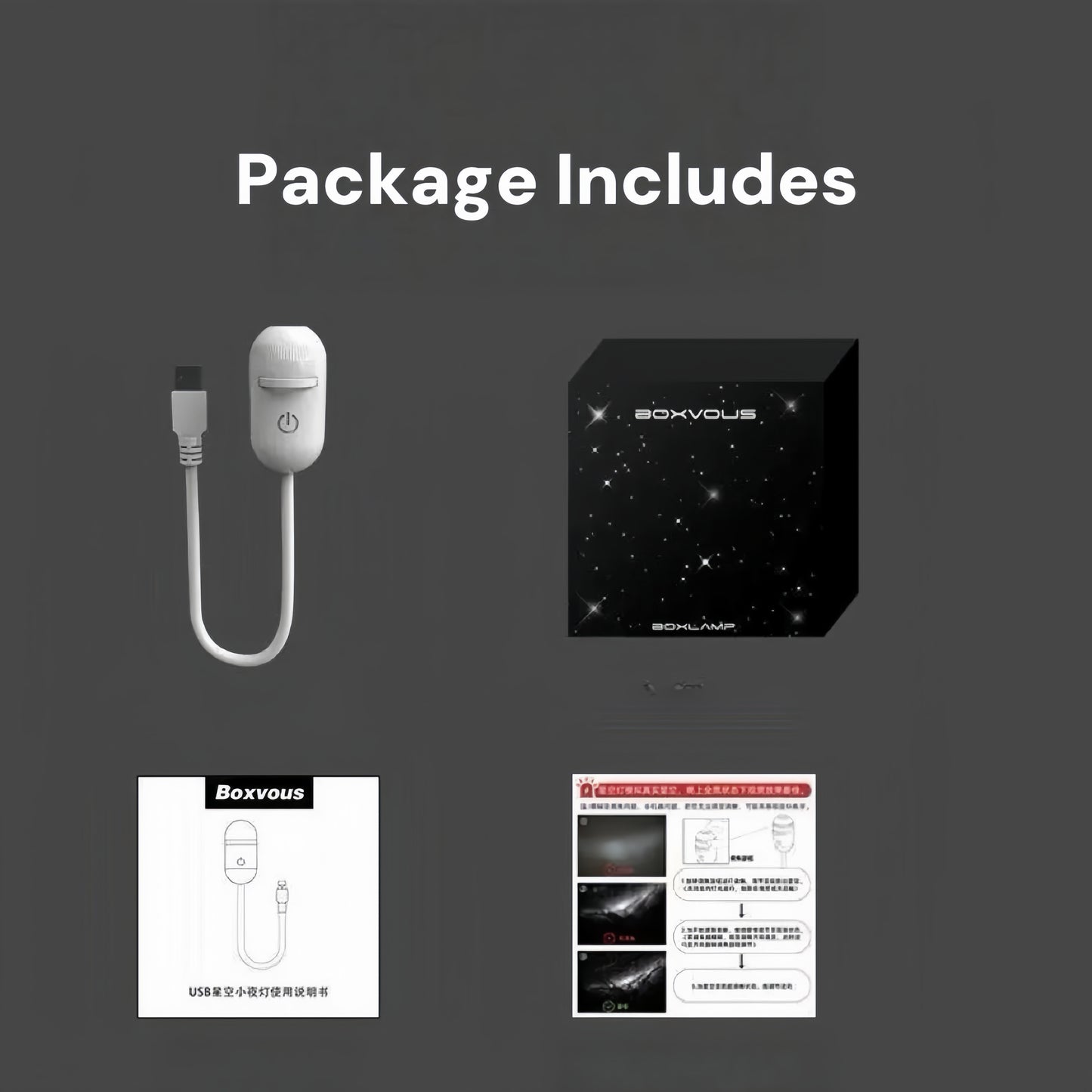 [GOLD] 2-in-1 Galaxy Projector Night Light