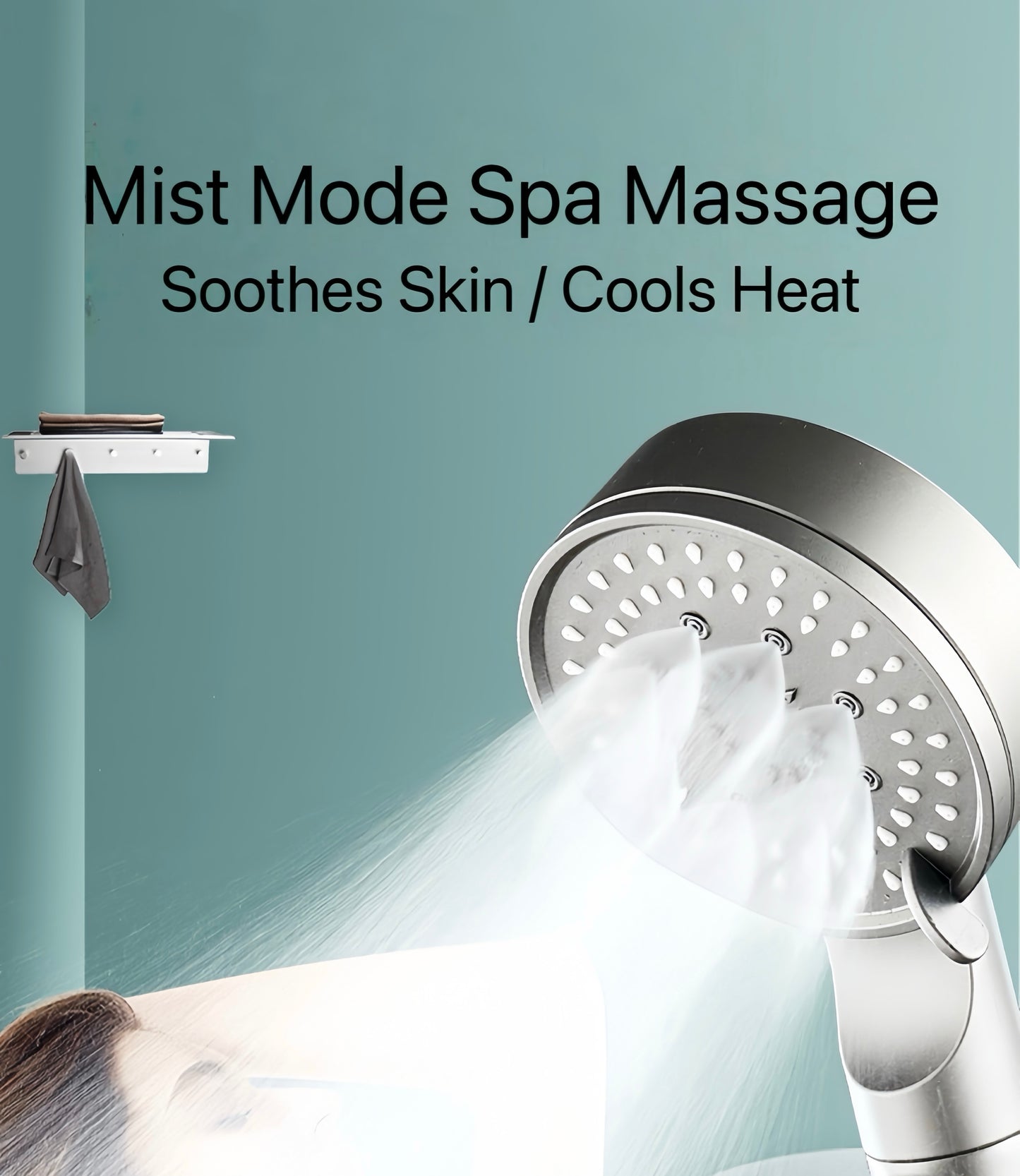 [GOLD] HydroBoost High Pressure 5-Mode Filtered Shower Head