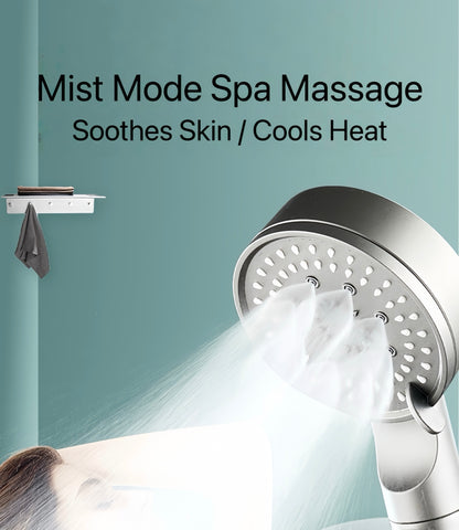 [GOLD] HydroBoost High Pressure 5-Mode Filtered Shower Head